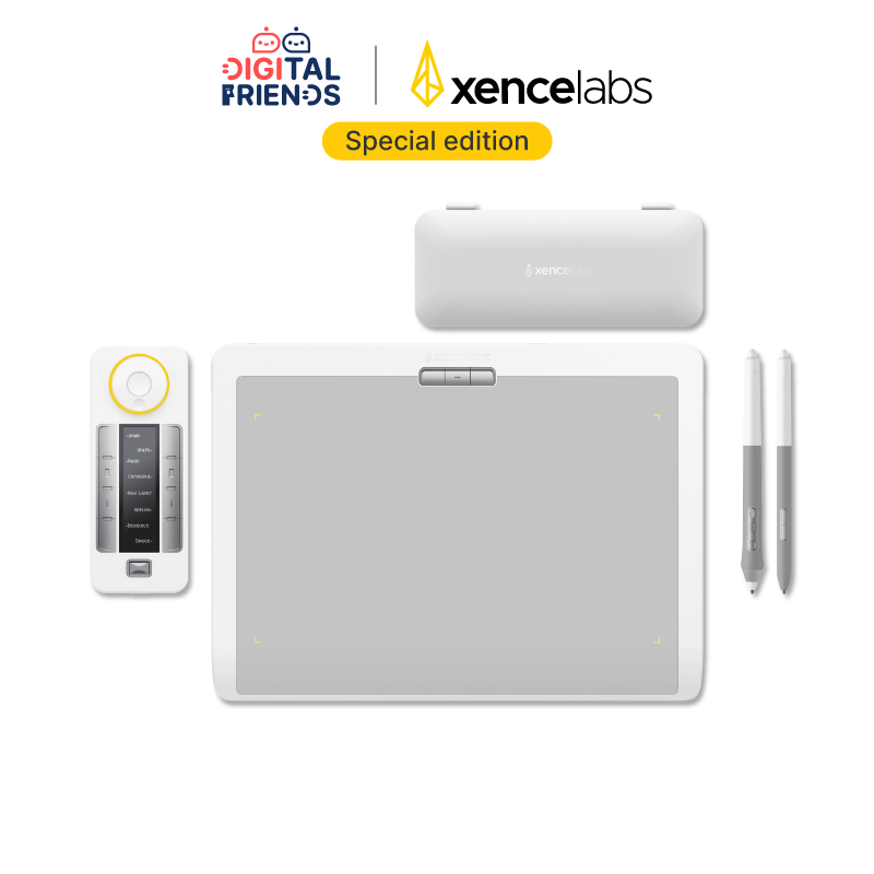 Xencelabs Pen Tablet Medium Bundle with Quick Keys SE